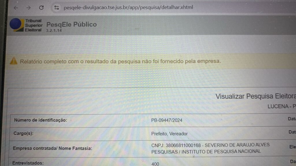 Desespero – Oposição A Léo Bandeira Tenta Enganar População De Lucena Com Falsa Pesquisa Eleitoral